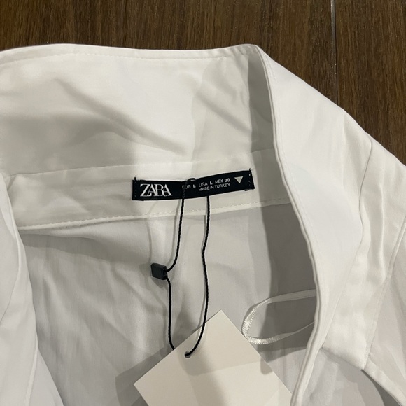 Zara blogger white pleated dress - Picture 3 of 10